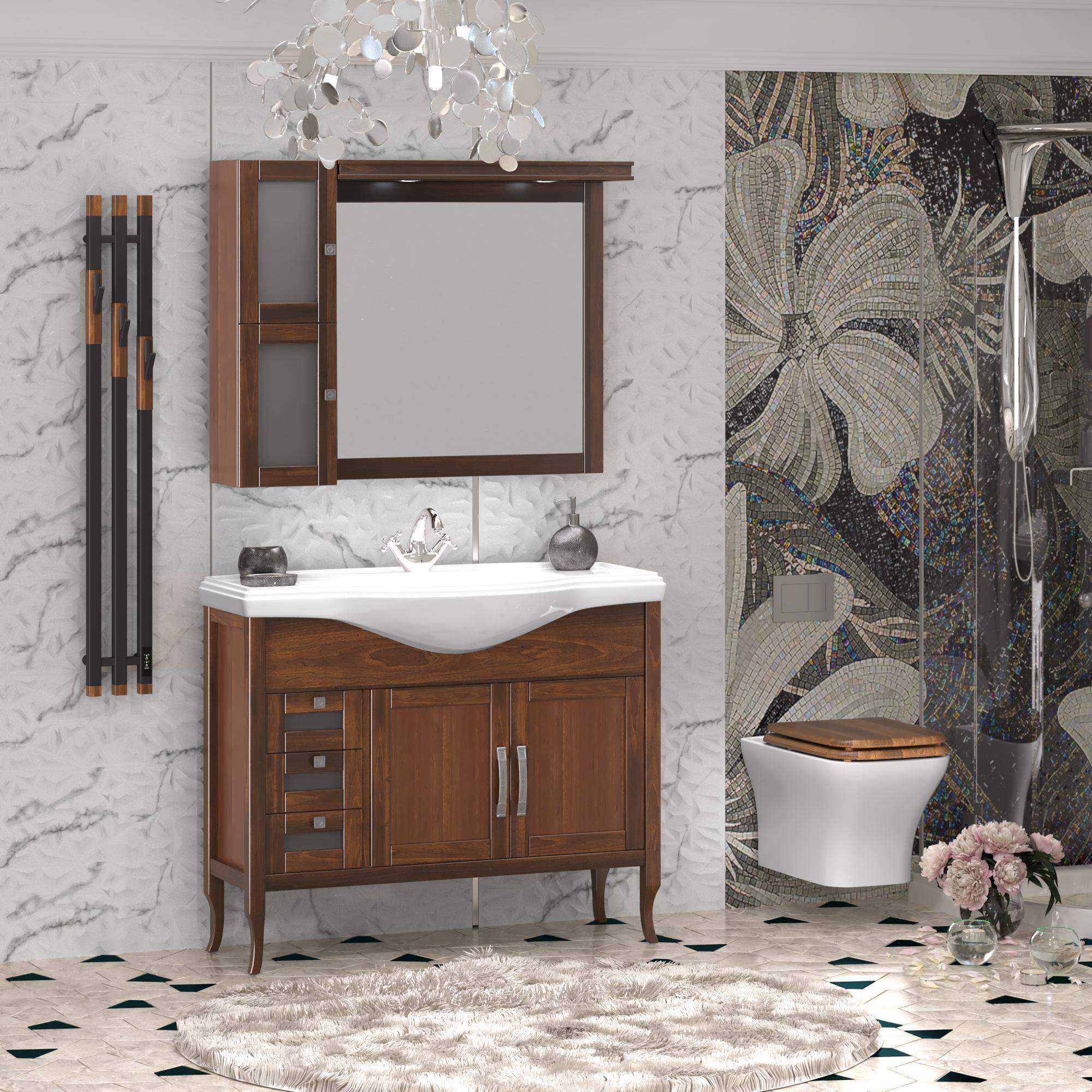 Унитаз подвесной OPADIRIS Кантара OS74712N безободковый, сиденье светлый орех