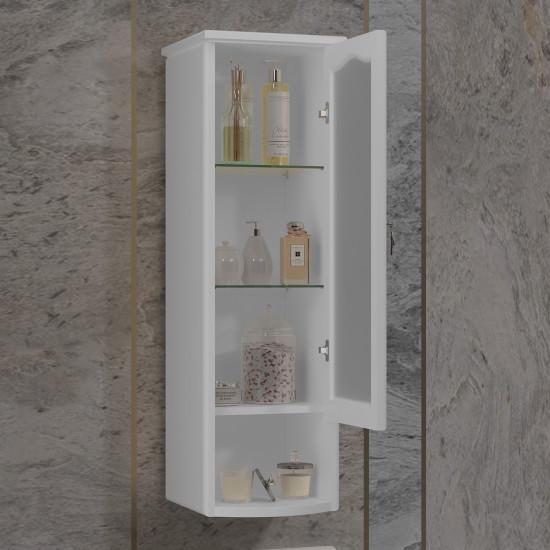 Шкаф OPADIRIS Риспекто, белый матовый, подвесной, 1-створч., левый