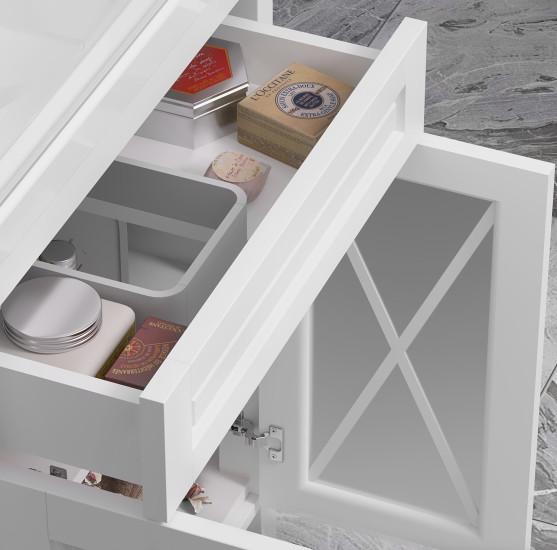 Зеркало OPADIRIS Палермо 70, белый матовый