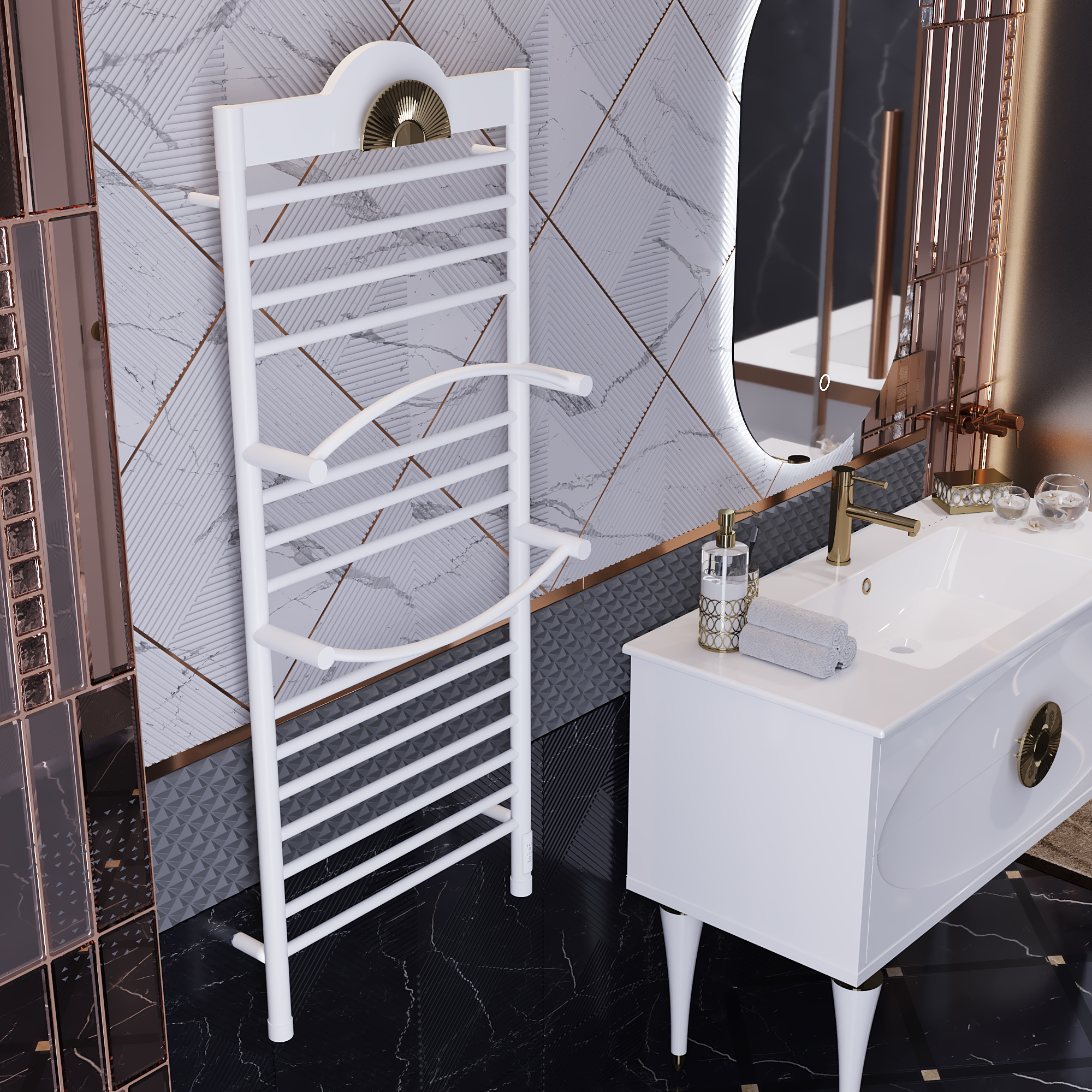 Коллекция Ибица белый - золото