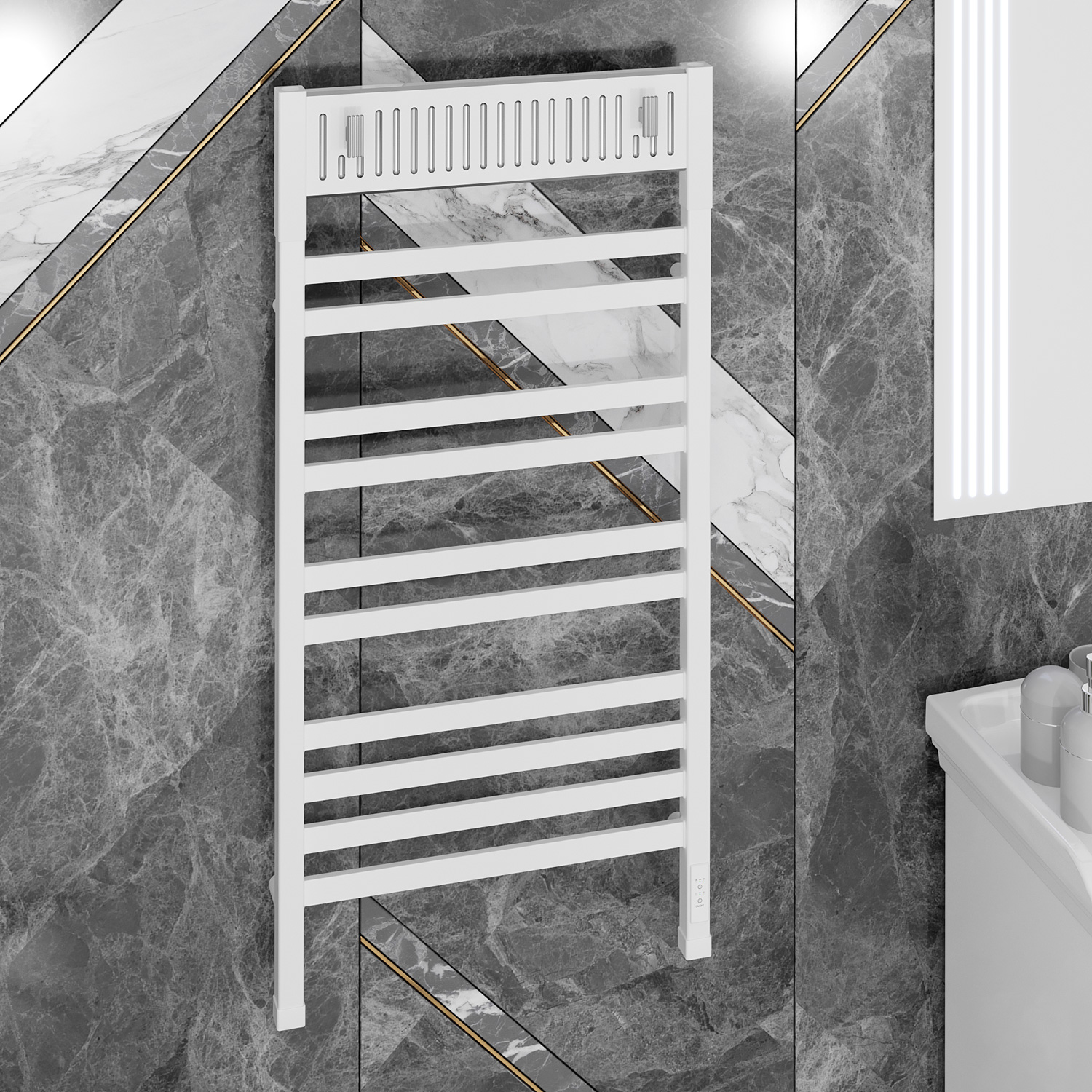 Коллекция Оникс белый - серебро