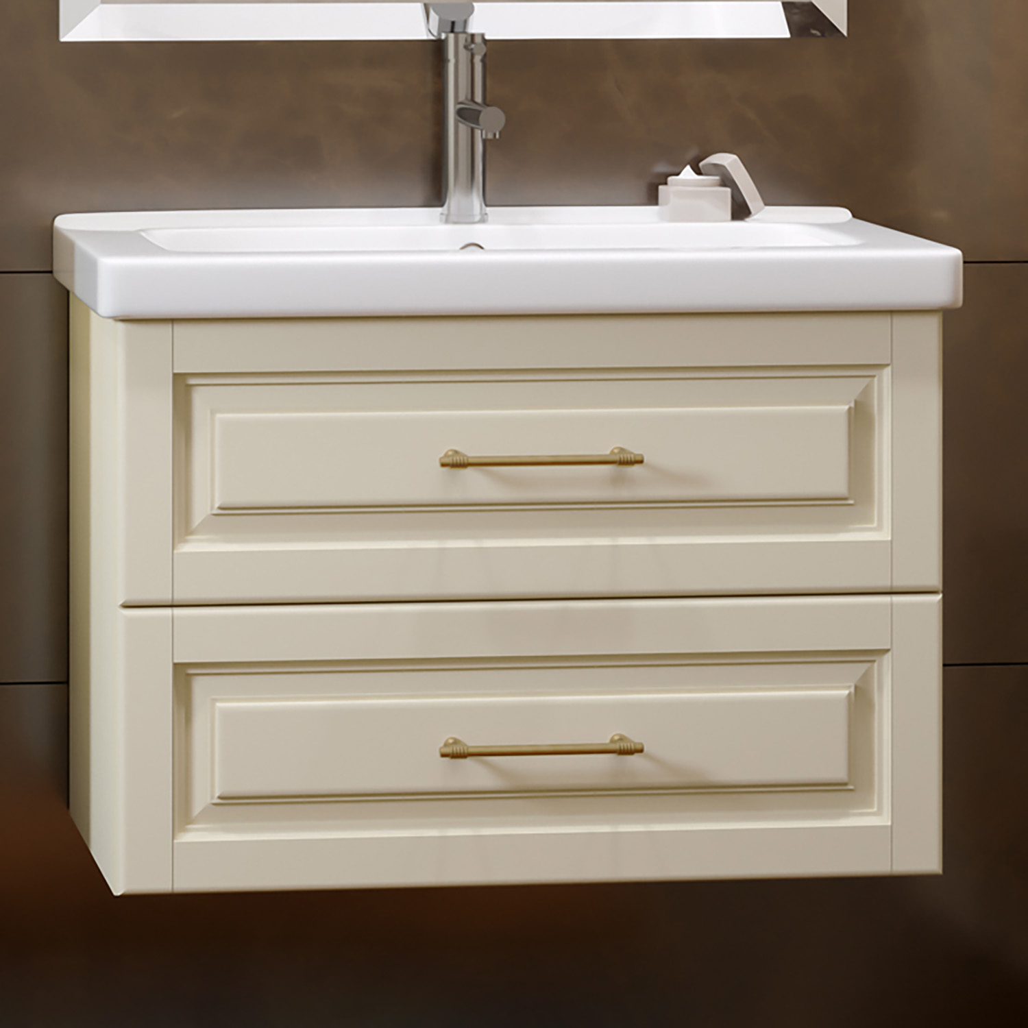 Тумба OPADIRIS Сити 80, слоновая кость