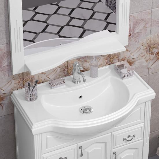 Тумба OPADIRIS Риспекто 80, белый матовый (под раковину Kirovit Классик 80)