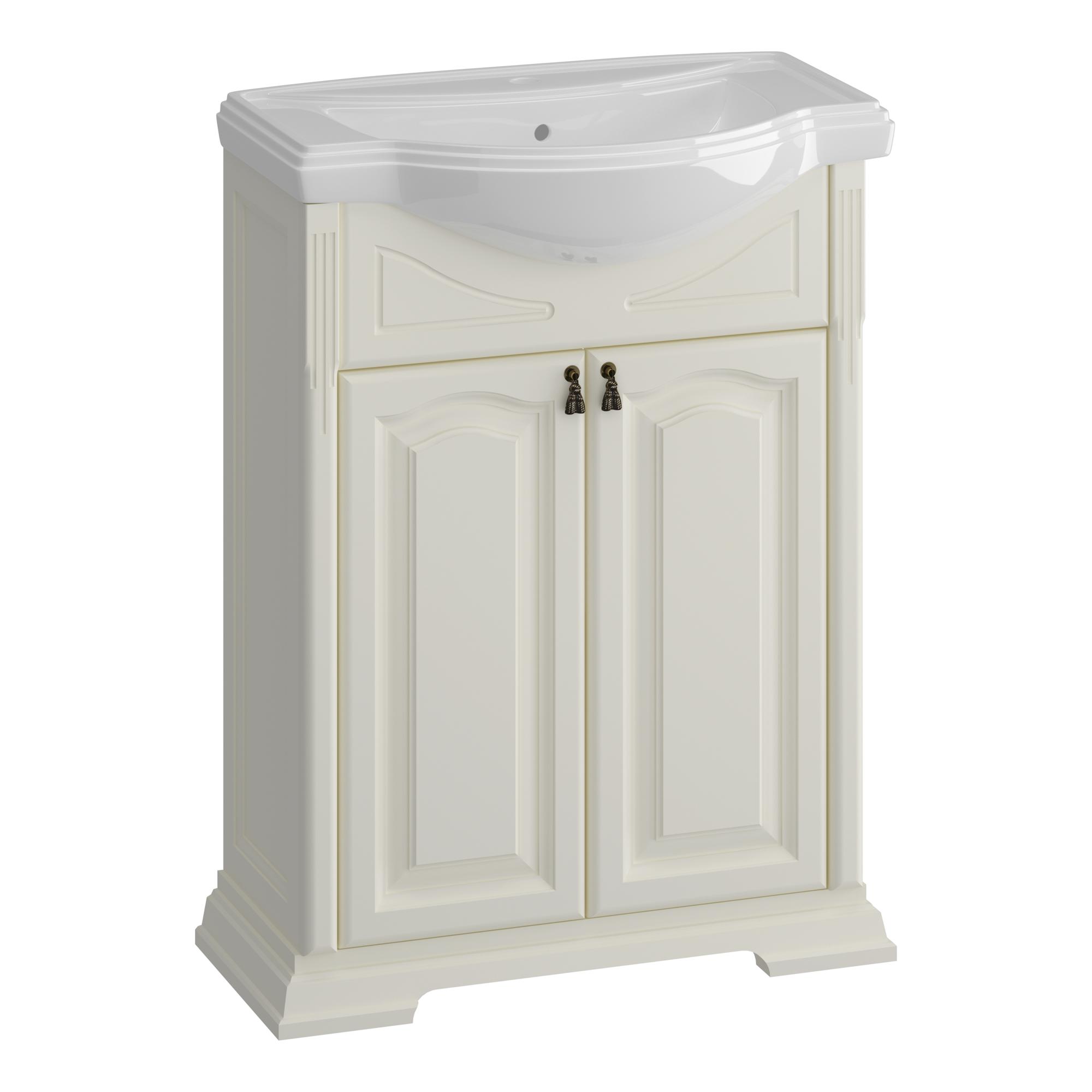 Тумба OPADIRIS Риспекто 65, слоновая кость (под раковину Kirovit Классик 65)