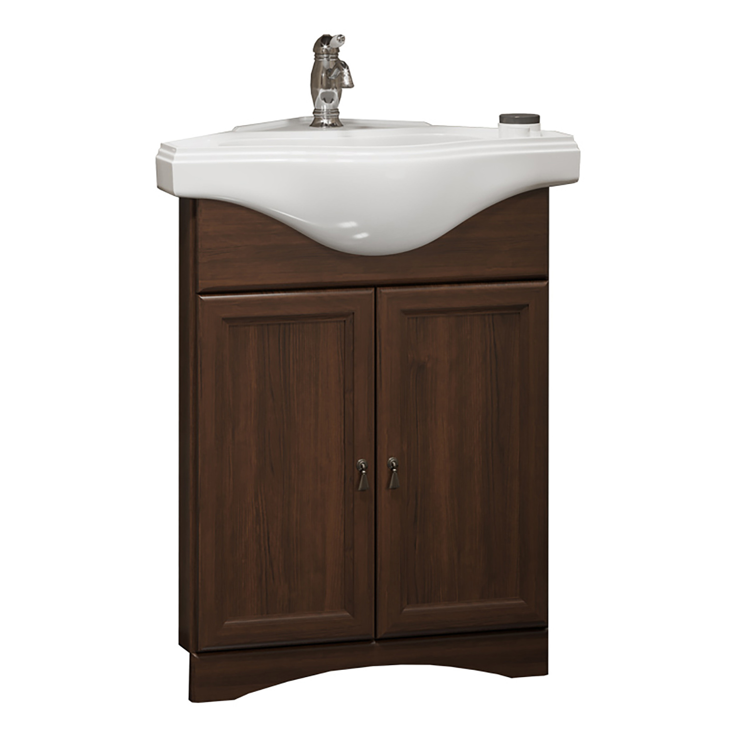 Тумба OPADIRIS Клио угловая 45*45, орех антикварный (нагал)