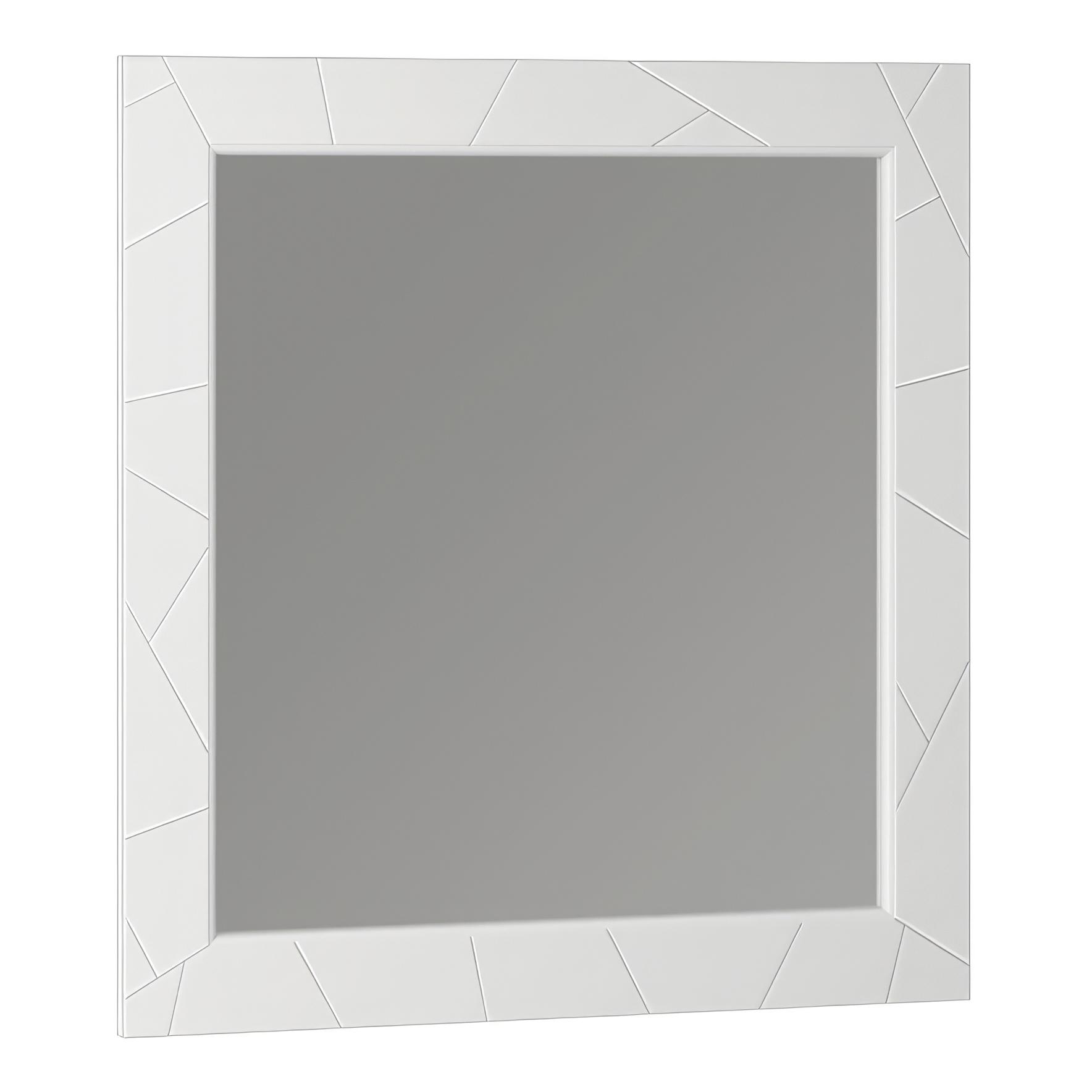 Зеркало OPADIRIS Луиджи 100, белый матовый, вар. 2