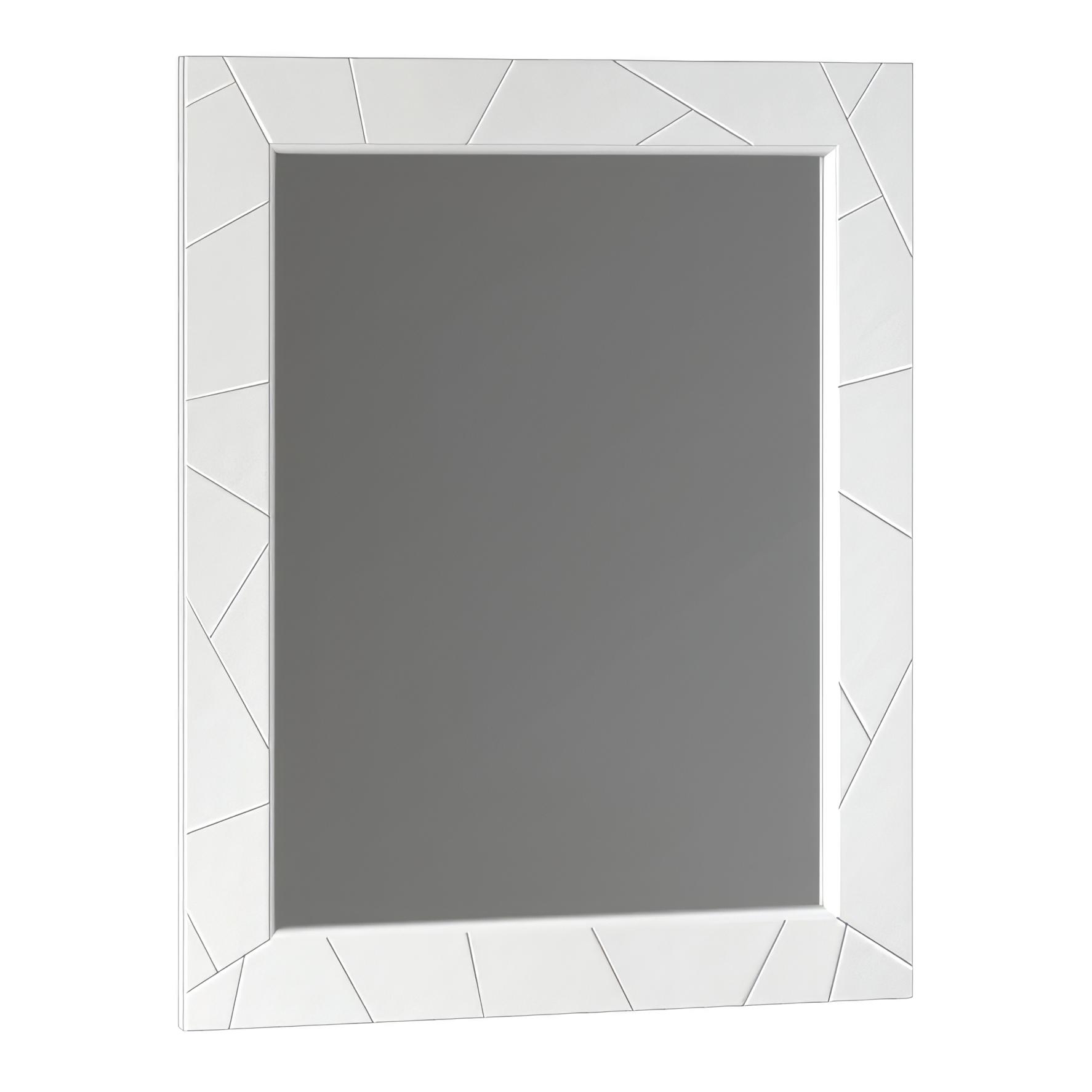 Зеркало OPADIRIS Луиджи 80, белый матовый, вар. 2