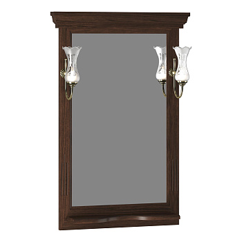 Зеркало OPADIRIS Риспекто 65, орех антикварный (нагал), с выключателем