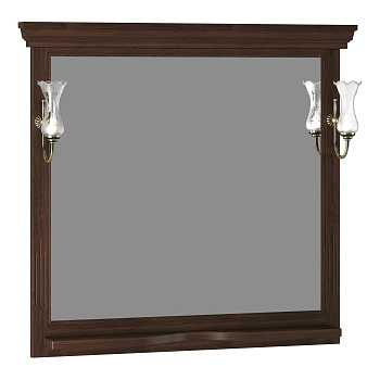 Зеркало OPADIRIS Риспекто 100, орех антикварный (нагал), с выключателем
