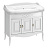 Тумба OPADIRIS Лоренцо 100, белый матовый (под раковину CeraStyle Виктория 100)