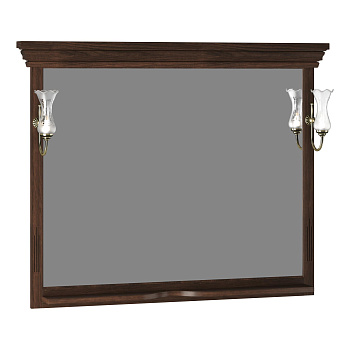 Зеркало OPADIRIS Риспекто 120, орех антикварный (нагал), с выключателем