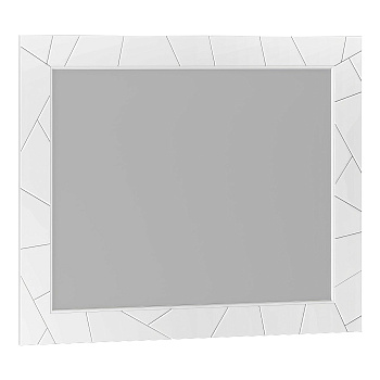 Зеркало OPADIRIS Луиджи 120, белый матовый, вар. 2