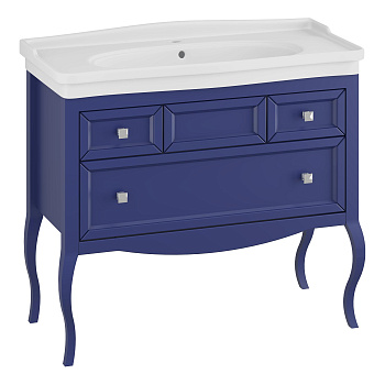 Тумба OPADIRIS Валери 105, сапфир (под раковину Kirovit Модерн 105)