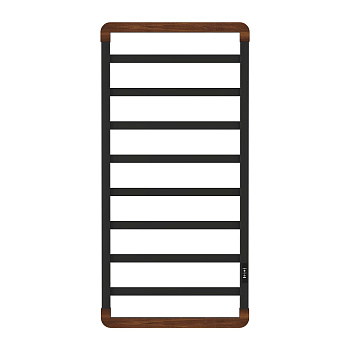 Полотенцесушитель электрический OPADIRIS Ромео OS11351BN черный матовый/светлый орех