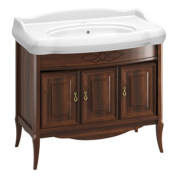 Тумба OPADIRIS Лоренцо 100, светлый орех (под раковину CeraStyle Виктория 100)