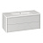 Тумба OPADIRIS Луиджи 120, белый матовый, подвесная, вар. 2 (под раковину CeraStyle Ibiza 121)