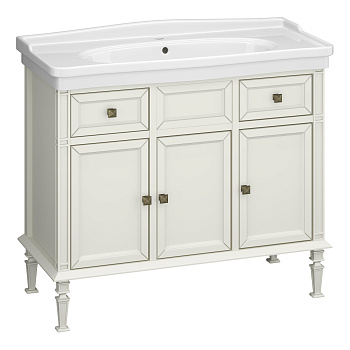 Тумба OPADIRIS Кантара 105, слоновая кость (под раковину Kirovit Модерн 105)