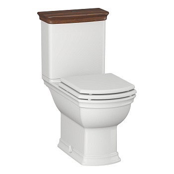 Унитаз-компакт OPADIRIS Риспекто OS39723N ободковый, сиденье дюропласт, крышка бачка светлый орех