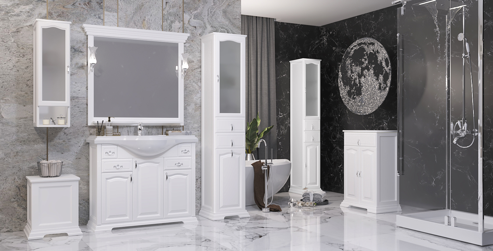 Коллекции мебели для ванной комнаты